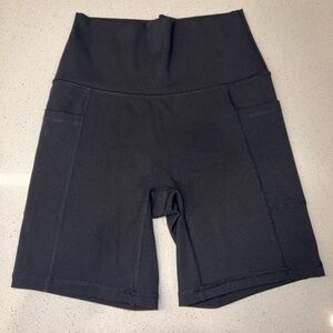 aerie Goals High-Waisted Pocket Bike Shorts